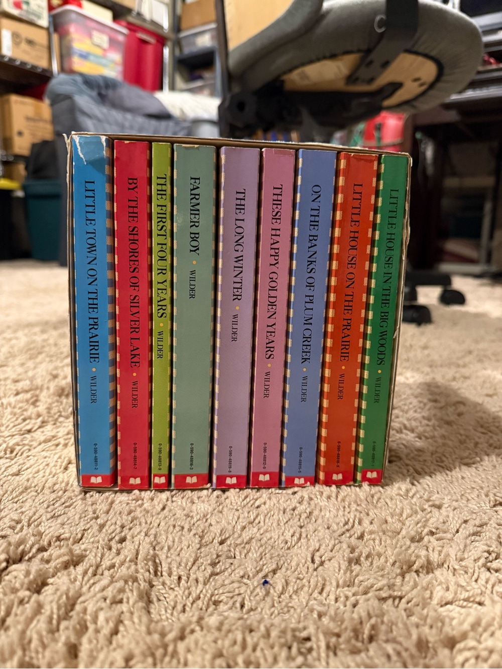Laura Ingalls Wilder Little House Boxed Set - Colorful Paperback Collection